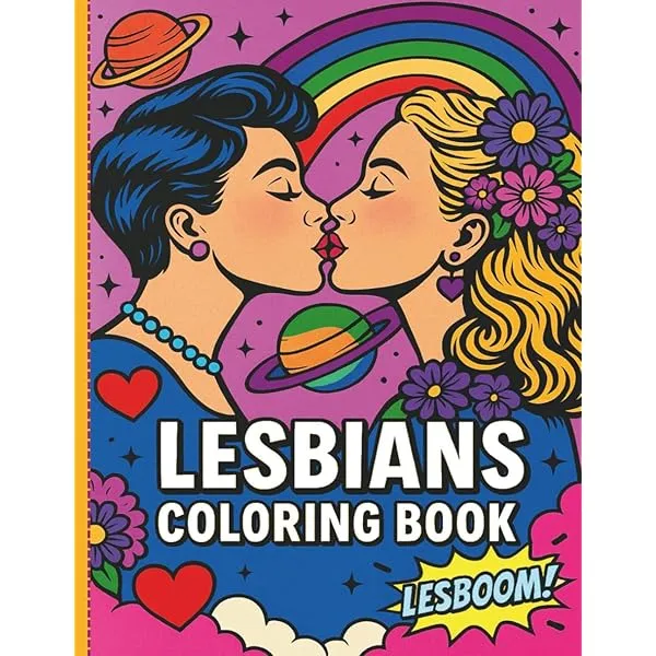 Lesboom-Lesbians coloring book by LBB Lesboombooks