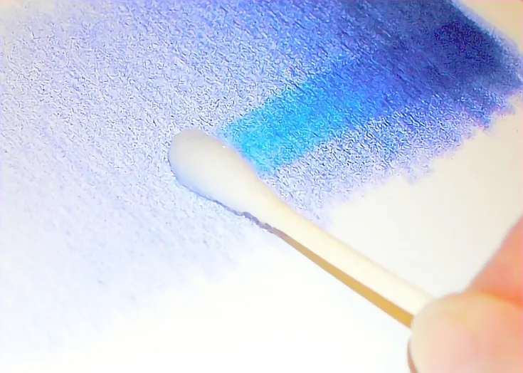 Crayon Blending with Tissue or Cotton