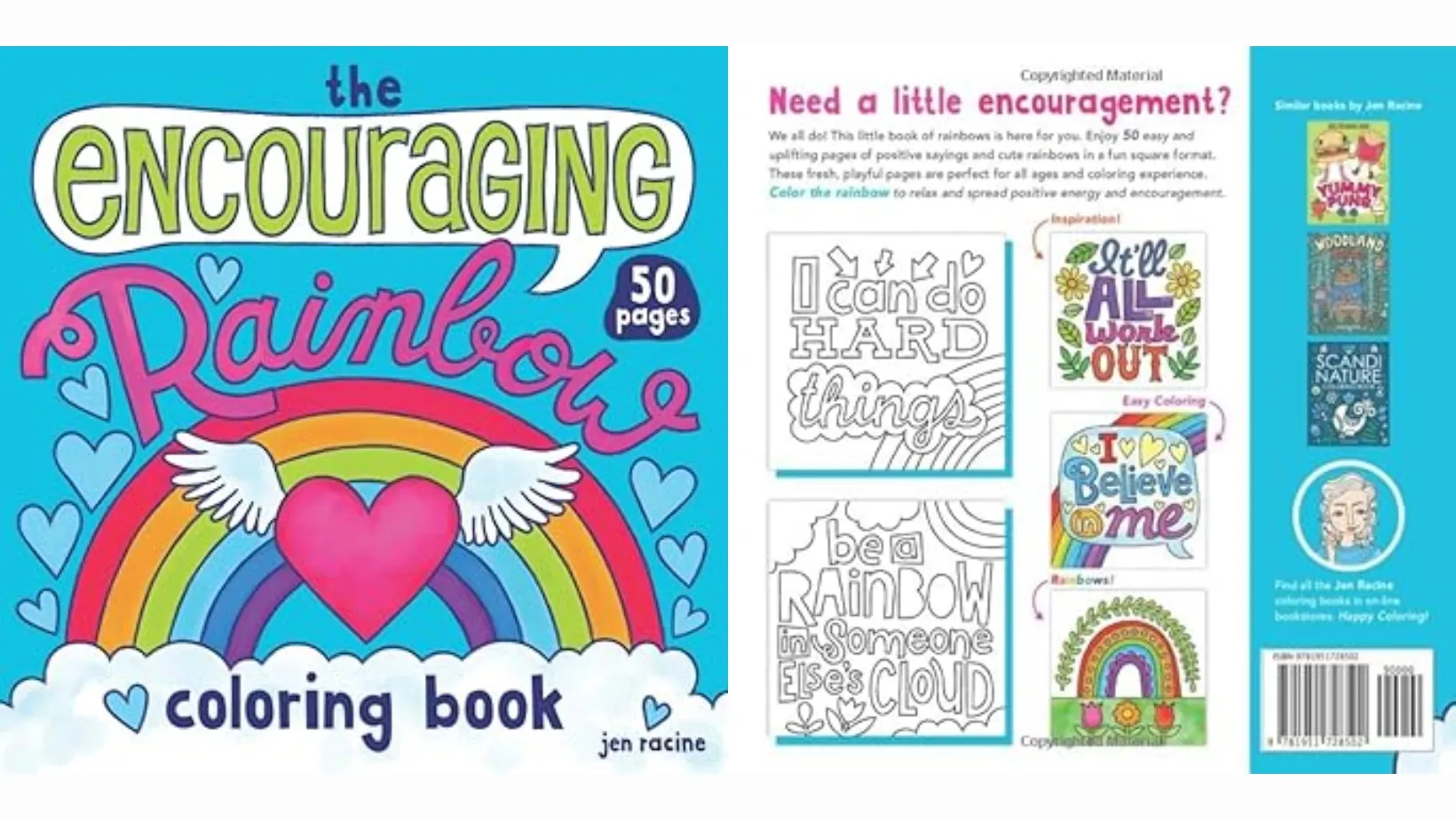 The Encouraging Rainbow Coloring Book