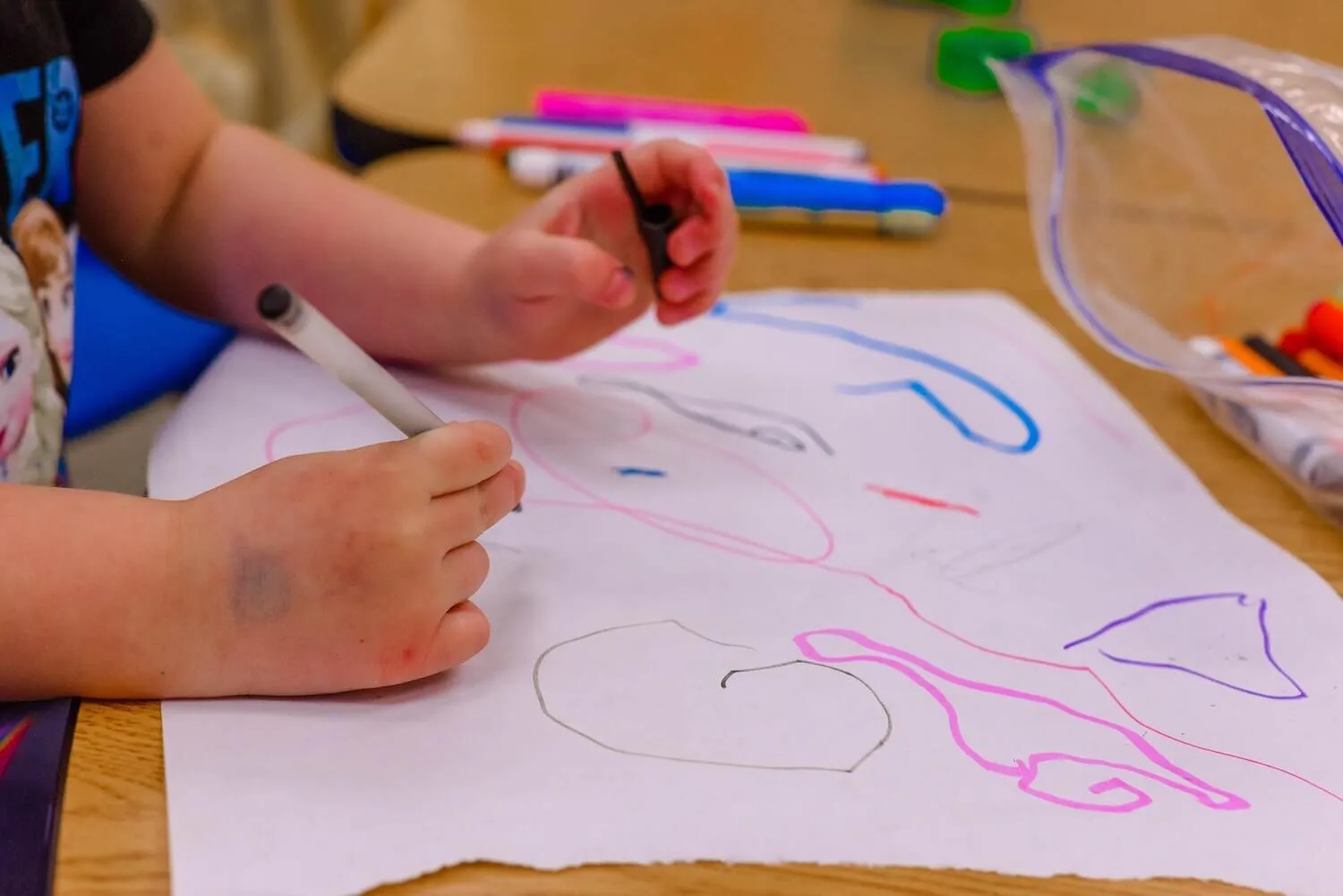 Fine motor skills and coloring