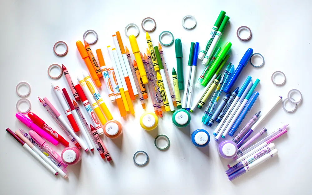 Offer a Variety of Coloring Materials