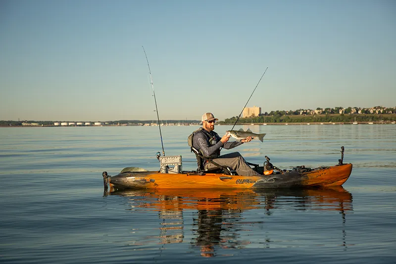 fishing from a kayak